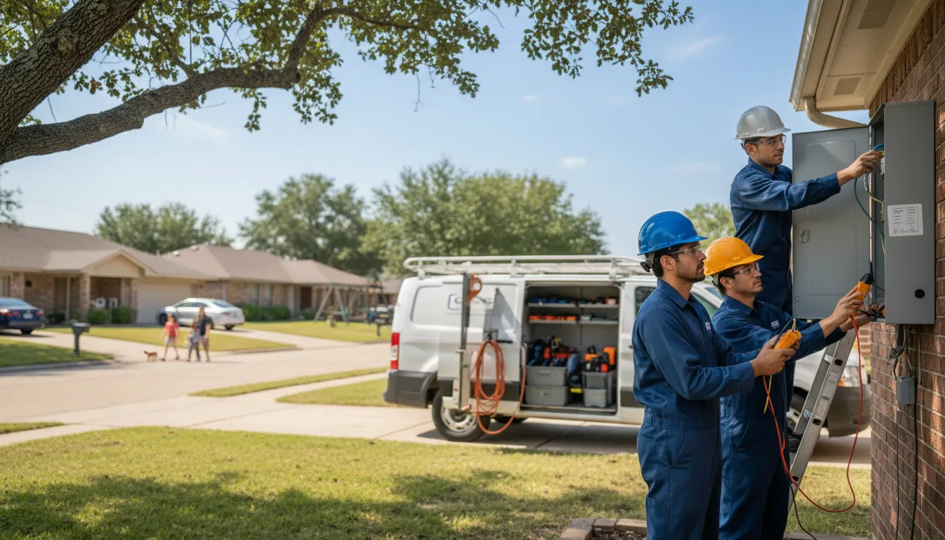 Certified electrician providing emergency electrical services in Farnham, VA